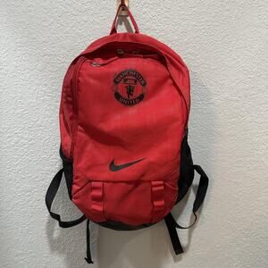 Nike Manchester United Allegiance Backpack Red Premier League Soccer Football